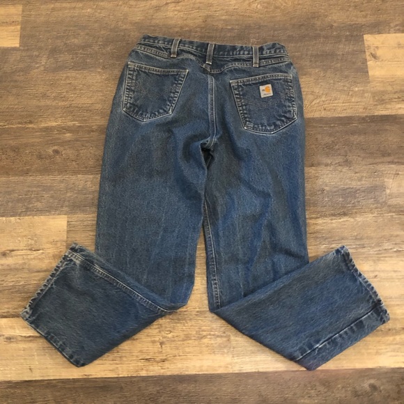 Carhartt Fire Resistant Denim Relaxed Jeans Workwear Mens Size 36 x 34 - Picture 8 of 9